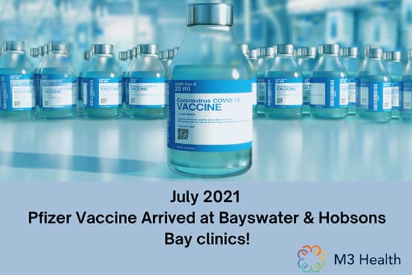 Pfizer Vaccine at Bayswater and Hobsons Bay Clinics