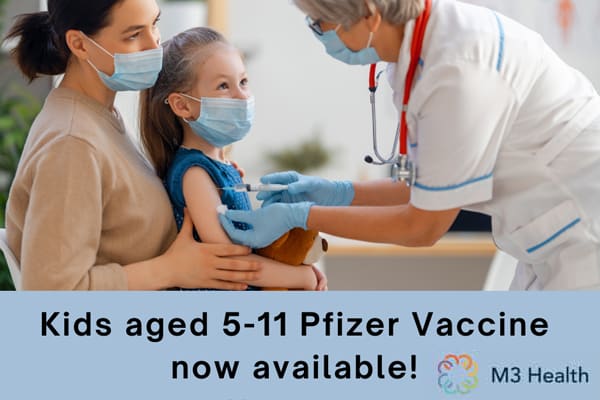 Aged 5-11 Pfizer Vaccine